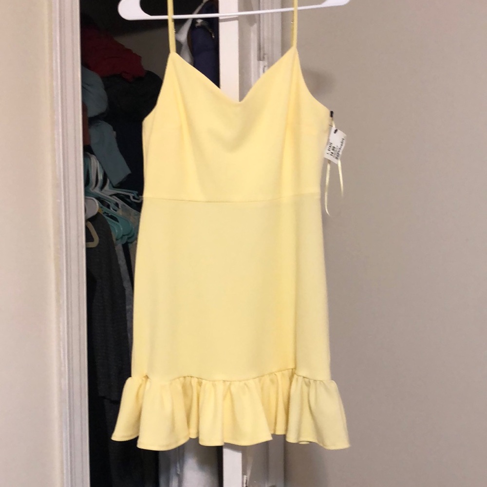 Yellow 1State Ruffle Dress - Picture 3 of 3